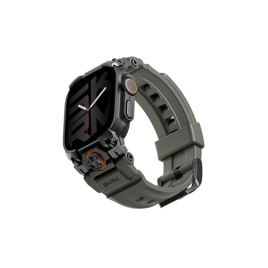 Apple Watch Ultra 49mm ile Uyumlu SkinArma Talon Serisi Suya Dayanıklı Silikon Kordon