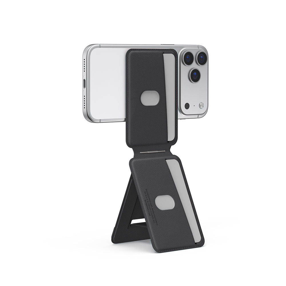 Skinarma Axis Serisi Foldable Stant Özellikli Katlanabilir Manyetik M-Safe Özellikli Deri Tasarımlı Kartlık