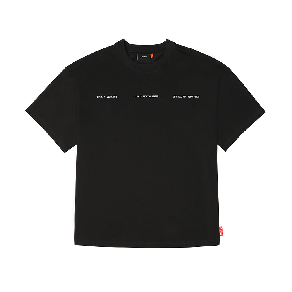 Skinarma Cypher Kısa Kollu Oversize Unisex Bisiklet Yaka Tişört