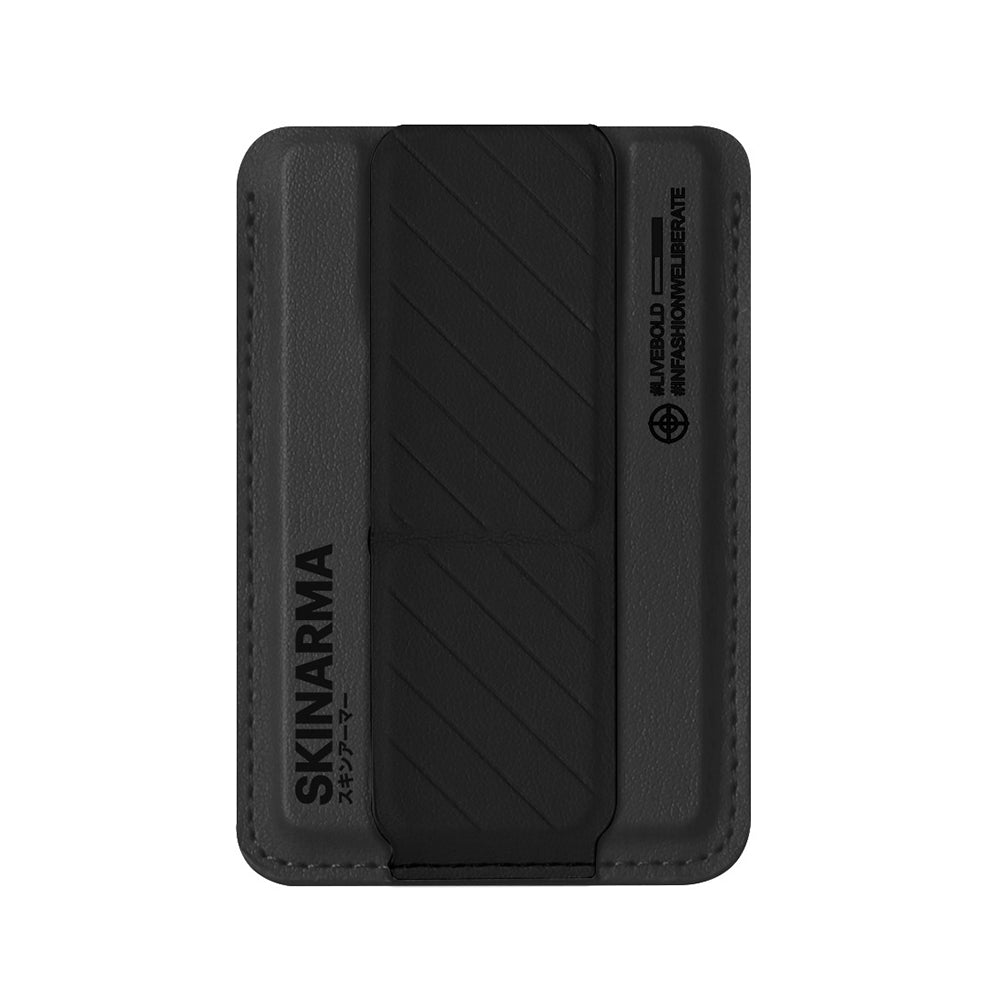 SkinArma Kado Magnetik Standlı Manyetik Tutucu Özellikli Kartlık Kredi Kartı Kimlik Sürücü Belgesi Cüzdanı