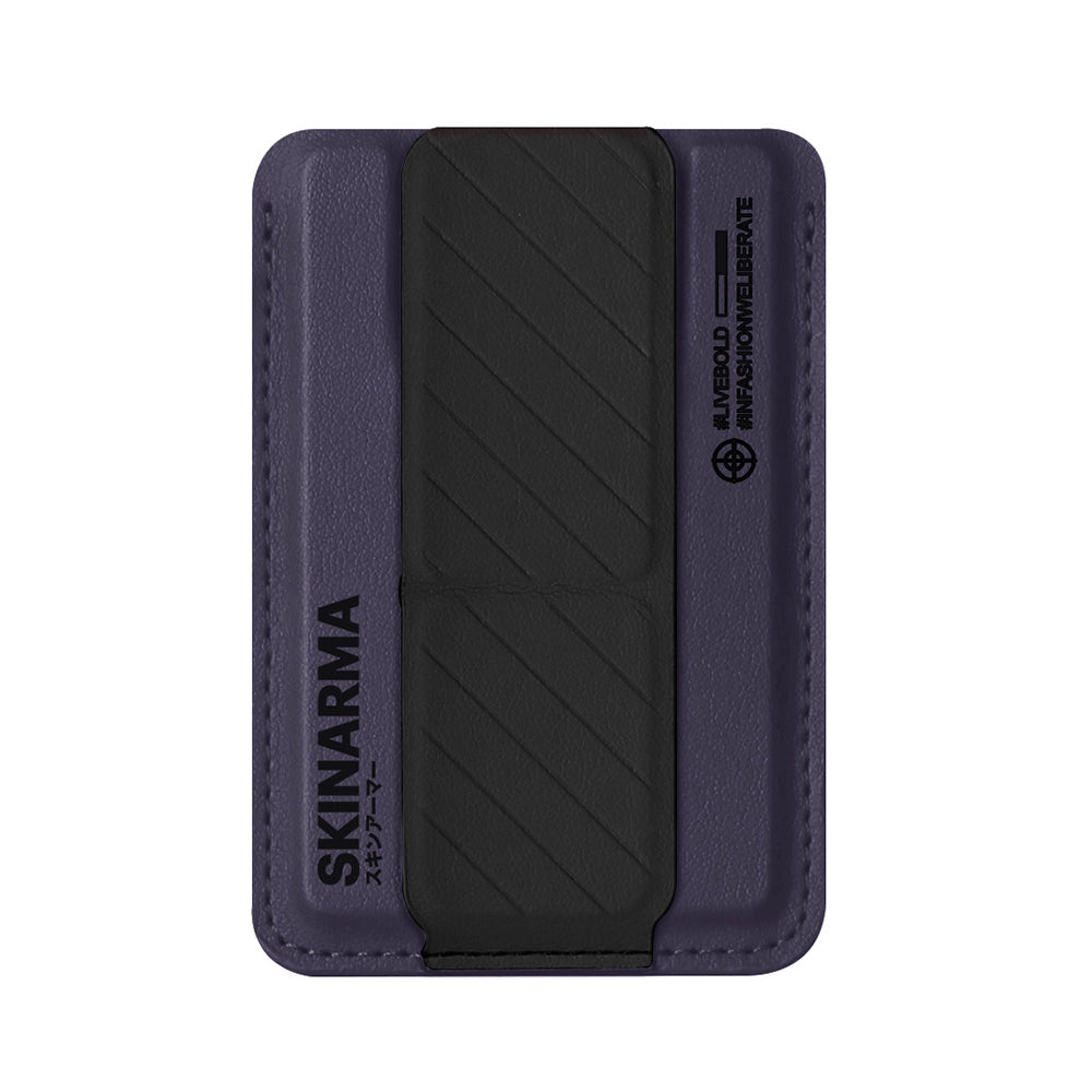 SkinArma Kado Magnetik Standlı Manyetik Tutucu Özellikli Kartlık Kredi Kartı Kimlik Sürücü Belgesi Cüzdanı