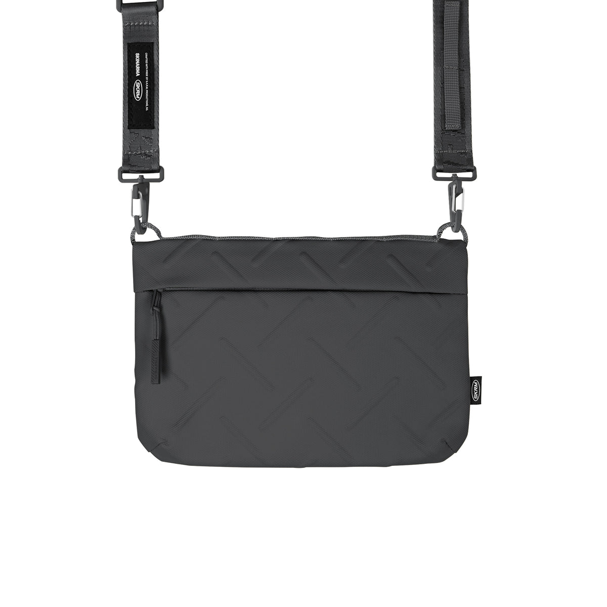 Skinarma Satchel Juno Desenli Naylon Scout Boyun Askı Kayışlı Aksesuar Çantası