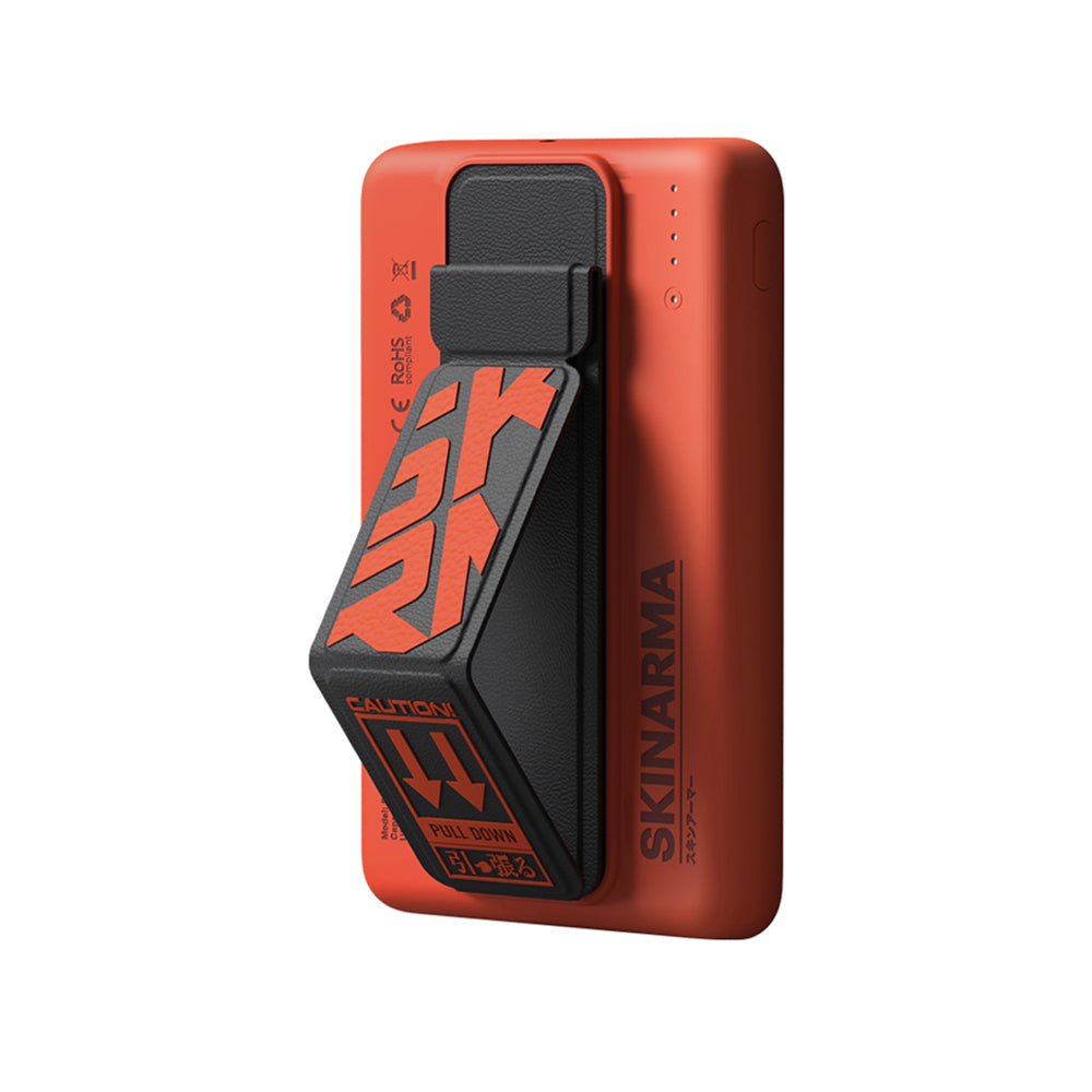 SkinArma Spunk Taşınabilir Kablosuz Mag-Şarj ve PD Hızlı Şarj Özellikli Powerbank Kablosuz 15W PD 20W 5000mAh