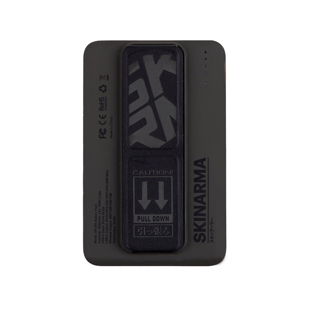 SkinArma Spunk Taşınabilir Kablosuz Mag-Şarj ve PD Hızlı Şarj Özellikli Powerbank Kablosuz 15W PD 20W 5000mAh