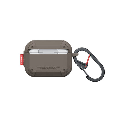 Airpods Pro 3. Nesil Uyumlu Kılıf Airbagli Yivli Köşe Kilit Tasarımlı 360 Derece Koruma Skinarma Mecha LE Kılıf