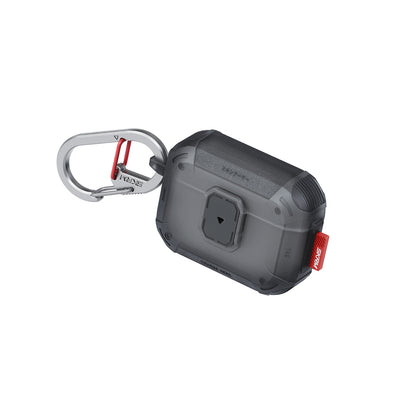 Airpods Pro 3. Nesil Uyumlu Kılıf Airbagli Yivli Köşe Kilit Tasarımlı 360 Derece Koruma Skinarma Mecha LE Kılıf