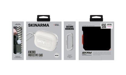 Airpods Pro 3. Nesil Uyumlu Kılıf Skinarma Transparan Mat Tasarım Kinzoku Kılıf