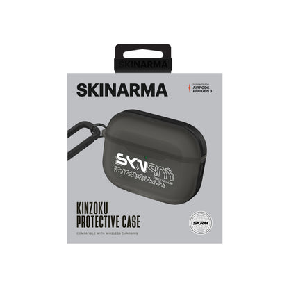 Airpods Pro 3. Nesil Uyumlu Kılıf Skinarma Transparan Mat Tasarım Kinzoku Kılıf