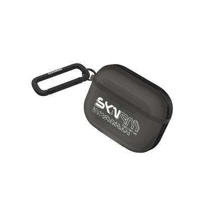 Airpods Pro 3. Nesil Uyumlu Kılıf Skinarma Transparan Mat Tasarım Kinzoku Kılıf