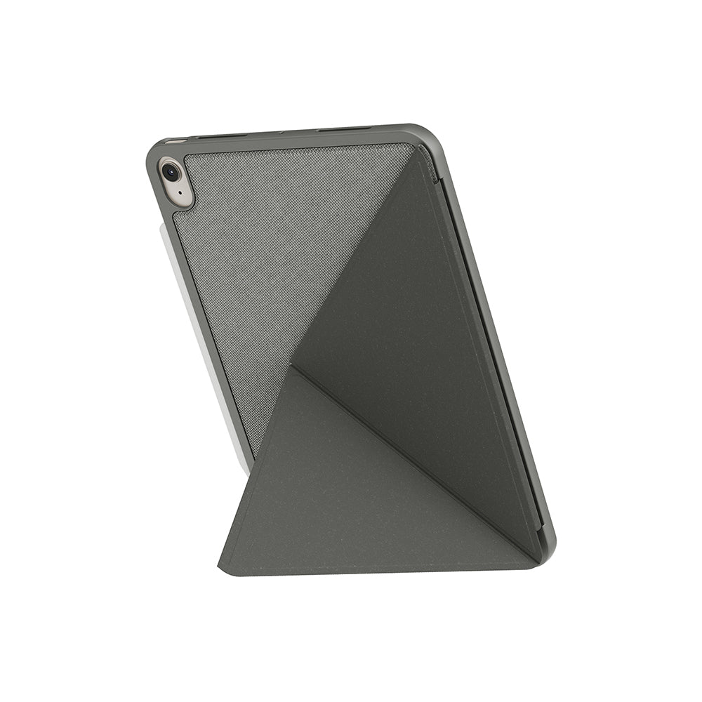 iPad Air 11 2024 M2 ile Uyumlu Kılıf Skinarma Kalemlikli Dokulu Tasarım Standlı Manyetik Trilon Kılıf