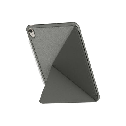iPad Air 11 2024 M2 ile Uyumlu Kılıf Skinarma Kalemlikli Dokulu Tasarım Standlı Manyetik Trilon Kılıf