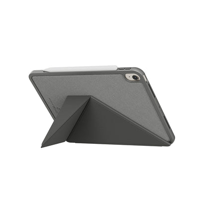 iPad Air 11 2024 M2 ile Uyumlu Kılıf Skinarma Kalemlikli Dokulu Tasarım Standlı Manyetik Trilon Kılıf