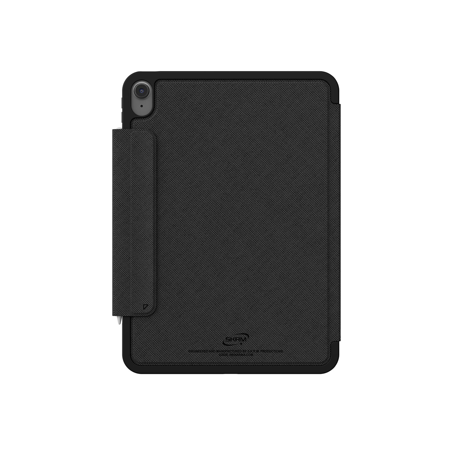 iPad Air 11 2024 M2 ile Uyumlu Kılıf Skinarma Kalemlikli Dokulu Tasarım Standlı Manyetik Trilon Kılıf