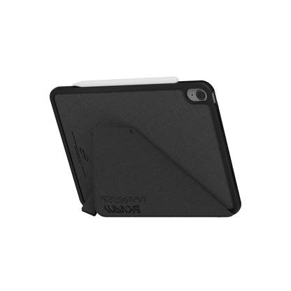 iPad Air 11 2024 M2 ile Uyumlu Kılıf Skinarma Kalemlikli Dokulu Tasarım Standlı Manyetik Trilon Kılıf