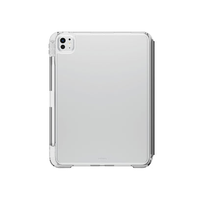 iPad Pro 11 2025 M5 Uyumlu Kılıf Skinarma Kalemlikli Arkası Şeffaf Standlı Magnetik Zeta Kılıf