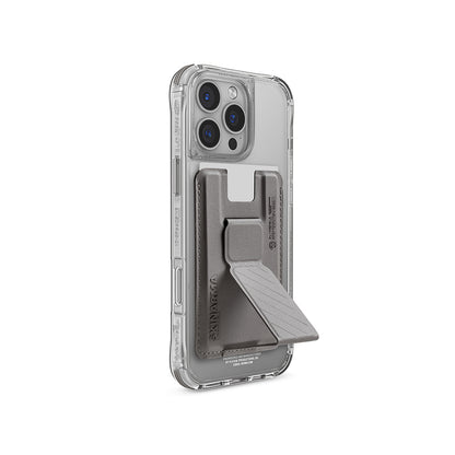 iPhone 16 Pro Uyumlu Kılıf SkinArma Şeffaf M-safe Şarj Özellikli Prime Edition Kado Kartlıklı Saido Kapak