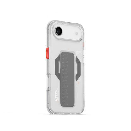 iPhone 17 Air Uyumlu Kılıf Mag-Şarj Özellikli Airbag Tasarımlı Standlı Skinarma Haxa Kapak