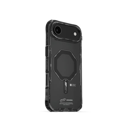 iPhone 17 Air Uyumlu Kılıf Mag-Şarj Özellikli Şeffaf Airbag Tasarımlı Skinarma Saido Kapak