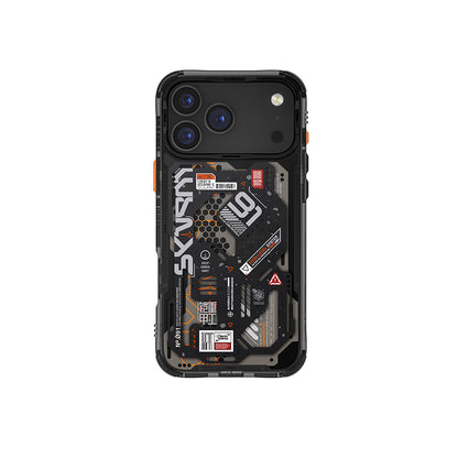 iPhone 17 Pro Uyumlu Kılıf Mag-Şarj Özellikli Desenli Airbag Tasarımlı Skinarma Spectra Kapak