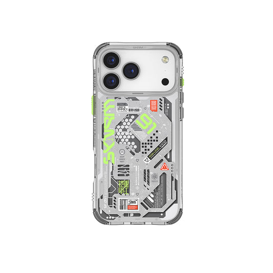 iPhone 17 Pro Max Uyumlu Kılıf Mag-Şarj Özellikli Desenli Airbag Tasarımlı Skinarma Spectra Kapak