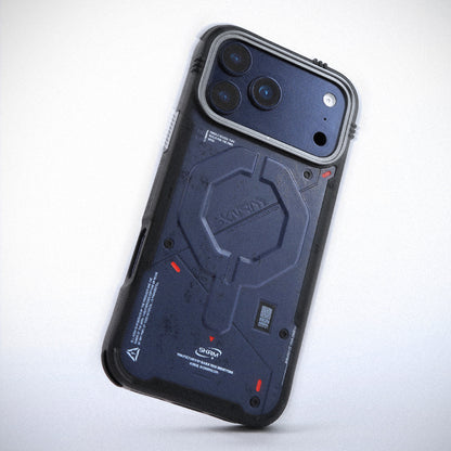 iPhone 17 Pro Max Uyumlu Kılıf Mag-Şarj Özellikli Airbag Tasarımlı Skinarma Vigor Kapak