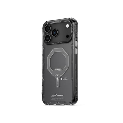 iPhone 17 Pro Uyumlu Kılıf Mag-Şarj Özellikli Şeffaf Airbag Tasarımlı Skinarma Saido Kapak