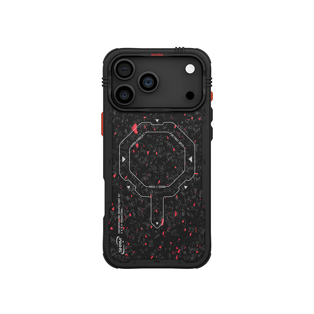 iPhone 17 Pro Max Uyumlu Kılıf Mag-Şarj Özellikli Airbag Tasarımlı Skinarma Vektor Kapak