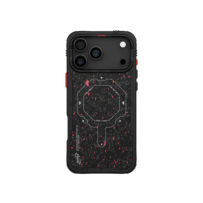 iPhone 17 Pro Max Uyumlu Kılıf Mag-Şarj Özellikli Airbag Tasarımlı Skinarma Vektor Kapak