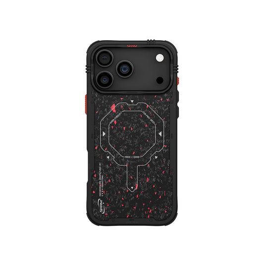 iPhone 17 Pro Max Uyumlu Kılıf Mag-Şarj Özellikli Airbag Tasarımlı Skinarma Vektor Kapak