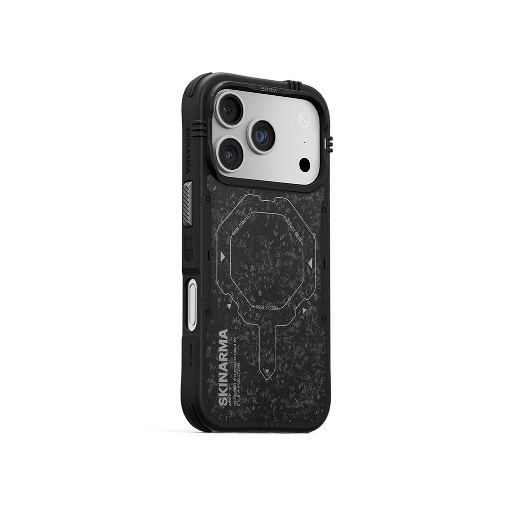 Skinarma Vektor 3 Parça Kutulu Özel Set - Mag-Şarj 17 Pro Max Uyumlu Kılıf - Mag-Şarj Uyumlu 5000Mah Powerbank - Mag-Şarj Uyumlu Kartlık - Kutulu Özel Set