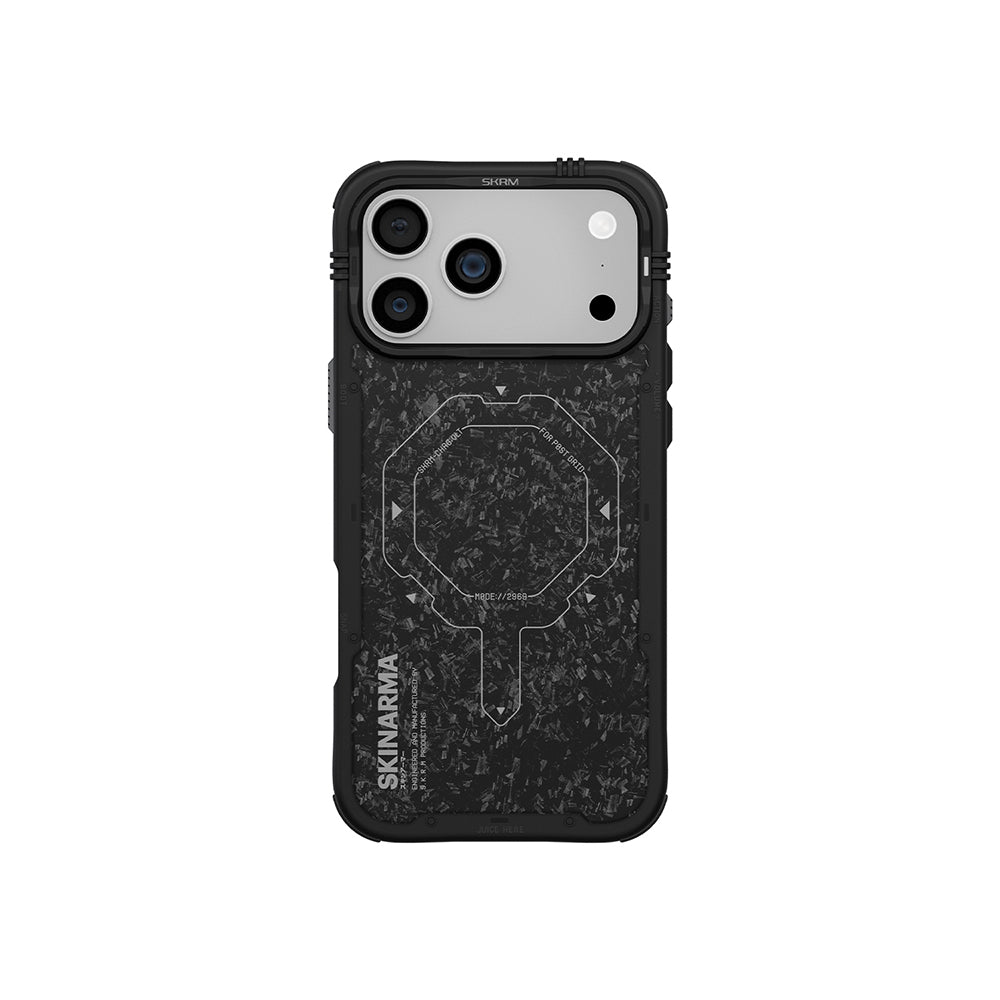 Skinarma Vektor 3 Parça Kutulu Özel Set - Mag-Şarj 17 Pro Max Uyumlu Kılıf - Mag-Şarj Uyumlu 5000Mah Powerbank - Mag-Şarj Uyumlu Kartlık - Kutulu Özel Set