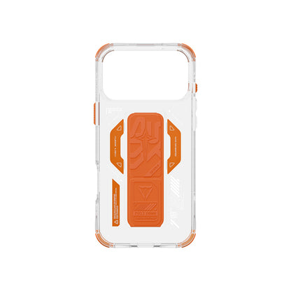 iPhone 17 Pro Max Uyumlu Kılıf Mag-Şarj Özellikli Teknoloji Desenli Skinarma Helio Standlı Kapak
