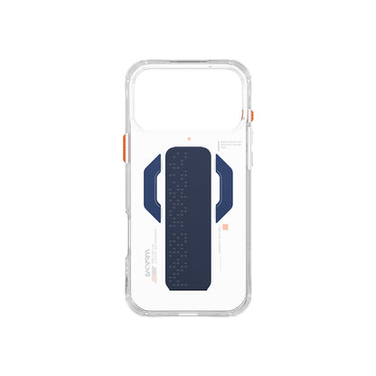 iPhone 17 Pro Uyumlu Kılıf Mag-Şarj Özellikli Airbag Tasarımlı Standlı Skinarma Haxa Kapak