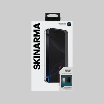 iPhone 17 Uyumlu Skinarma 0.33mm Anti-Dust Toz Önleyici Privacy Hayalet Cam Ekran Koruyucu