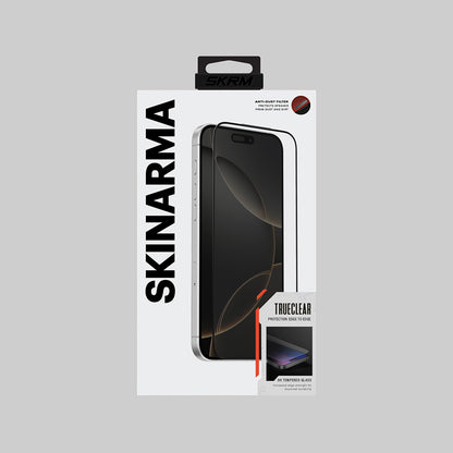 iPhone 17 Pro Max Uyumlu Skinarma 0.33mm Anti-Dust Toz Önleyici True Clear Şeffaf Cam Ekran Koruyucu