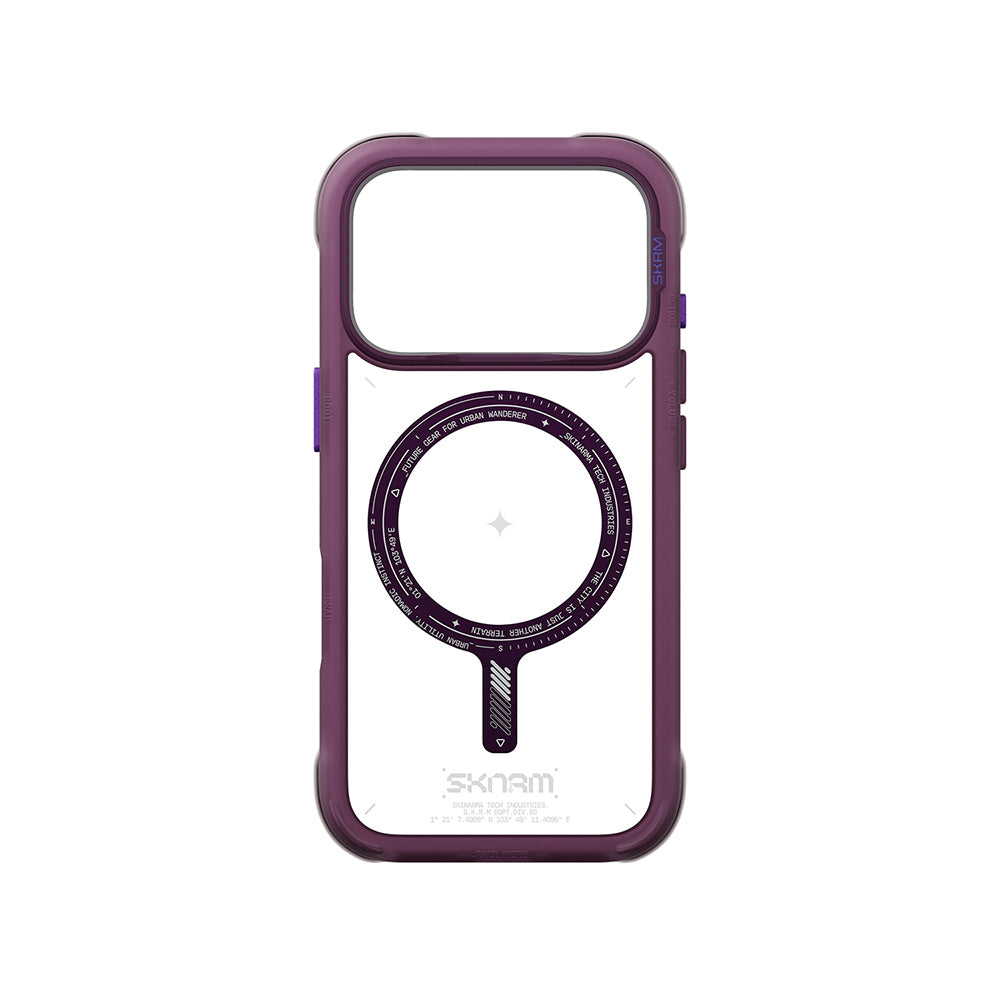 iPhone 18 Pro Max Uyumlu Kılıf Mag-Şarj Özellikli Airbag Tasarımlı Çıkarılabilir Lens Çerçeveli Skinarma Avion Kapak