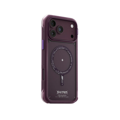 iPhone 18 Pro Max Uyumlu Kılıf Mag-Şarj Özellikli Airbag Tasarımlı Çıkarılabilir Lens Çerçeveli Skinarma Avion Kapak