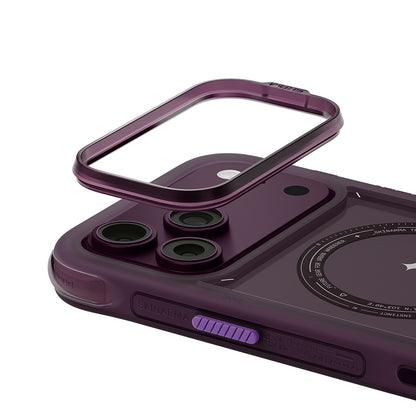 iPhone 18 Pro Max Uyumlu Kılıf Mag-Şarj Özellikli Airbag Tasarımlı Çıkarılabilir Lens Çerçeveli Skinarma Avion Kapak