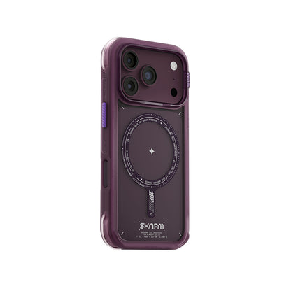 iPhone 18 Pro Max Uyumlu Kılıf Mag-Şarj Özellikli Airbag Tasarımlı Çıkarılabilir Lens Çerçeveli Skinarma Avion Kapak