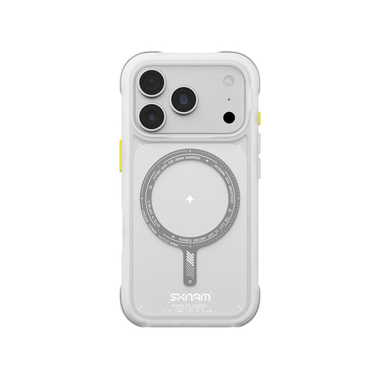 iPhone 18 Pro Uyumlu Kılıf Mag-Şarj Özellikli Airbag Tasarımlı Çıkarılabilir Lens Çerçeveli Skinarma Avion Kapak