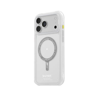iPhone 18 Pro Max Uyumlu Kılıf Mag-Şarj Özellikli Airbag Tasarımlı Çıkarılabilir Lens Çerçeveli Skinarma Avion Kapak