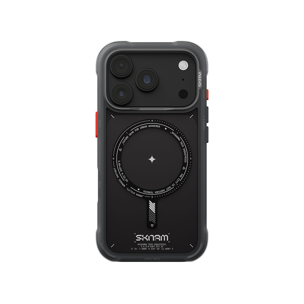 iPhone 18 Pro Max Uyumlu Kılıf Mag-Şarj Özellikli Airbag Tasarımlı Çıkarılabilir Lens Çerçeveli Skinarma Avion Kapak