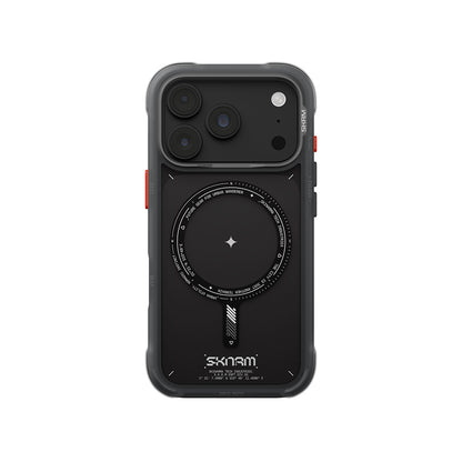 iPhone 18 Pro Max Uyumlu Kılıf Mag-Şarj Özellikli Airbag Tasarımlı Çıkarılabilir Lens Çerçeveli Skinarma Avion Kapak