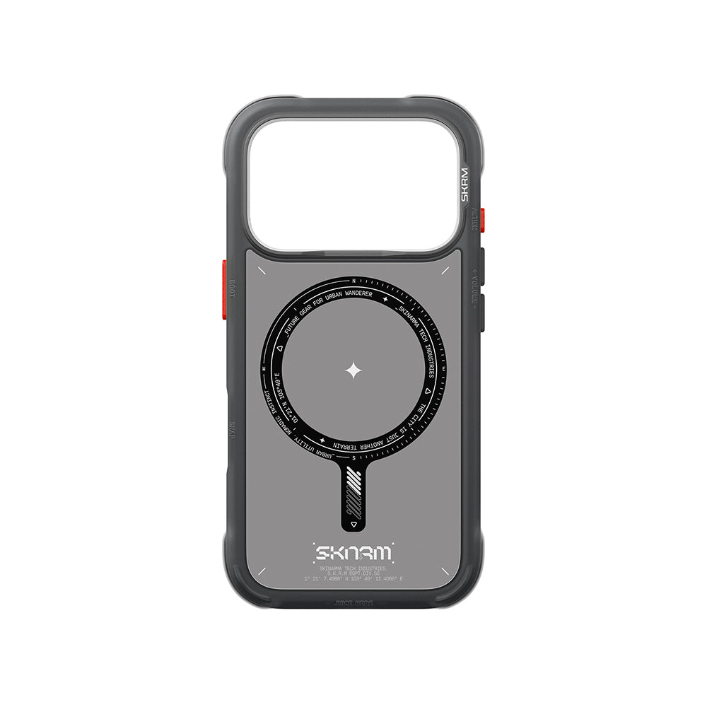 iPhone 18 Pro Max Uyumlu Kılıf Mag-Şarj Özellikli Airbag Tasarımlı Çıkarılabilir Lens Çerçeveli Skinarma Avion Kapak
