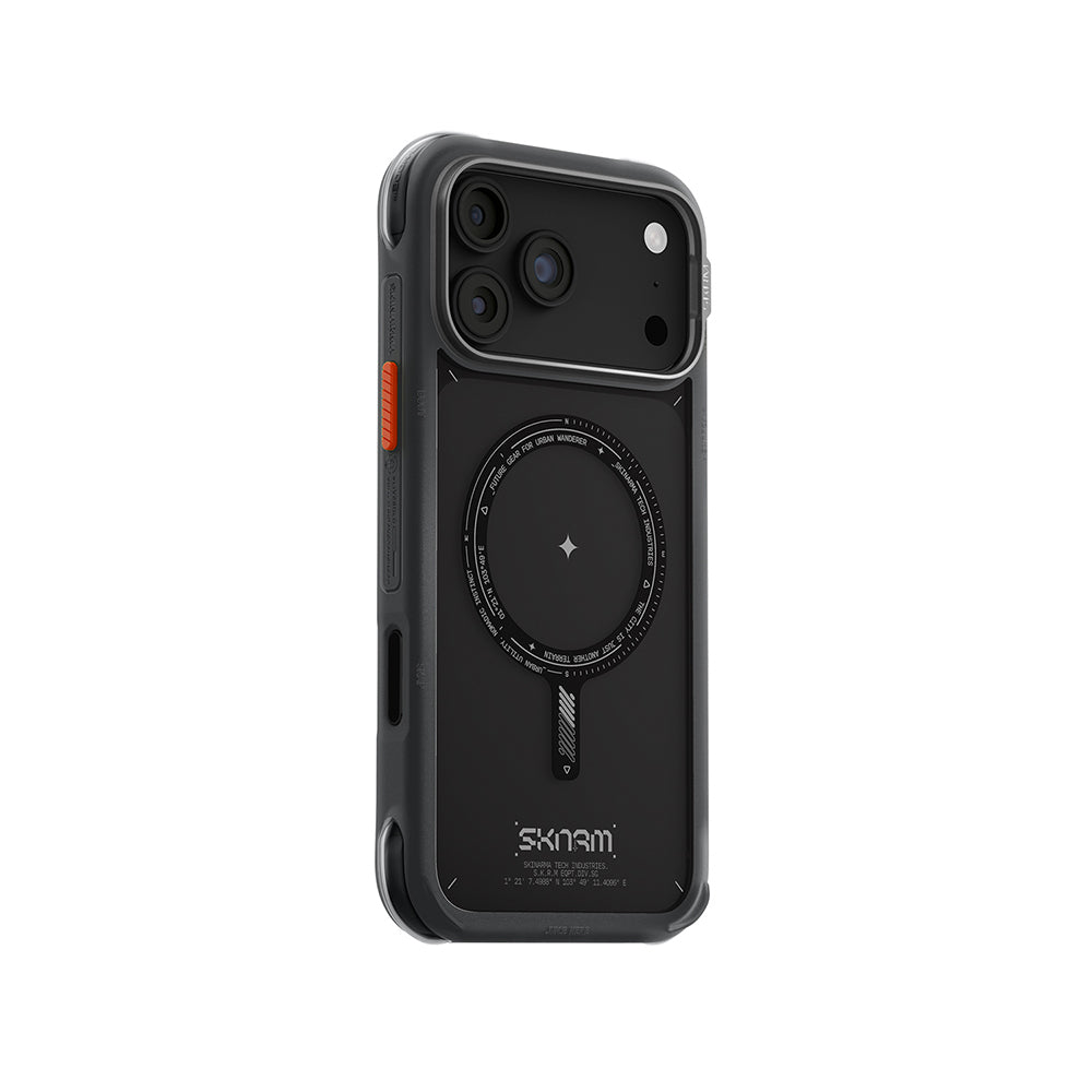 iPhone 18 Pro Max Uyumlu Kılıf Mag-Şarj Özellikli Airbag Tasarımlı Çıkarılabilir Lens Çerçeveli Skinarma Avion Kapak