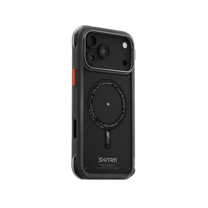 iPhone 18 Pro Max Uyumlu Kılıf Mag-Şarj Özellikli Airbag Tasarımlı Çıkarılabilir Lens Çerçeveli Skinarma Avion Kapak