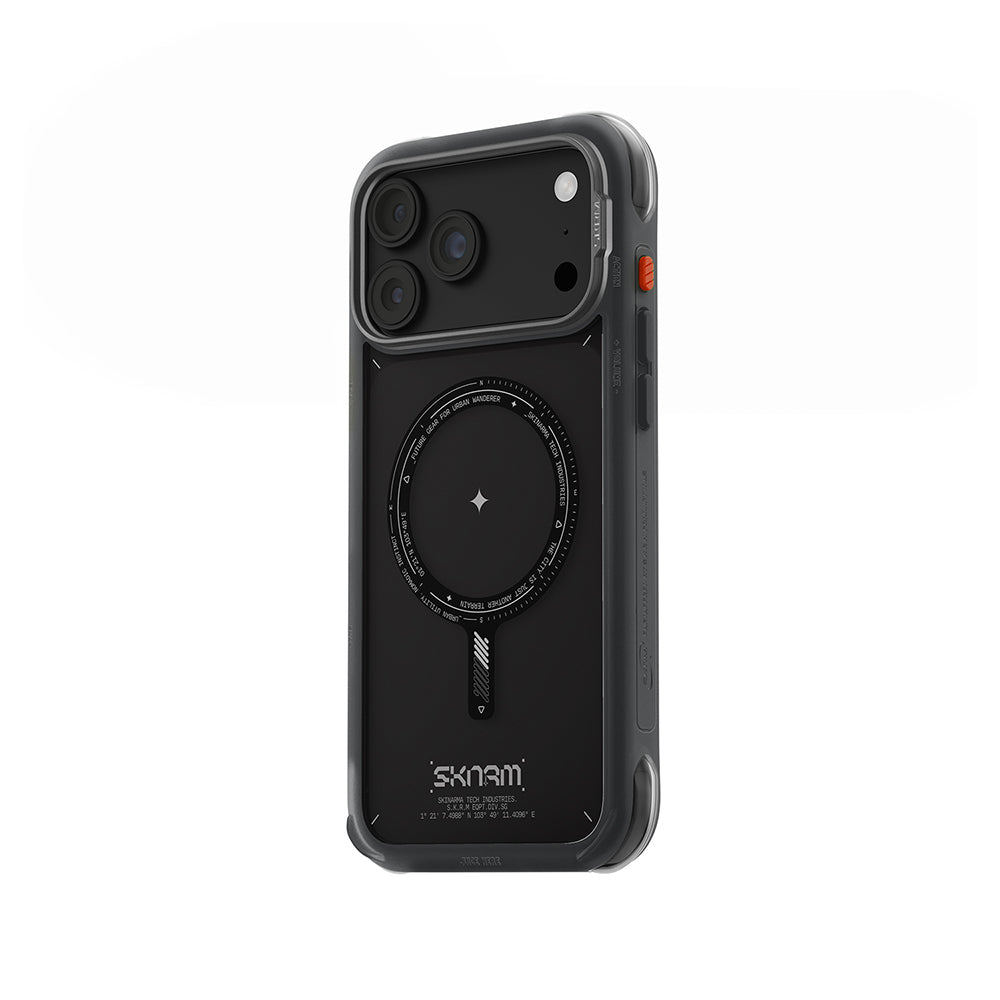 iPhone 18 Pro Max Uyumlu Kılıf Mag-Şarj Özellikli Airbag Tasarımlı Çıkarılabilir Lens Çerçeveli Skinarma Avion Kapak