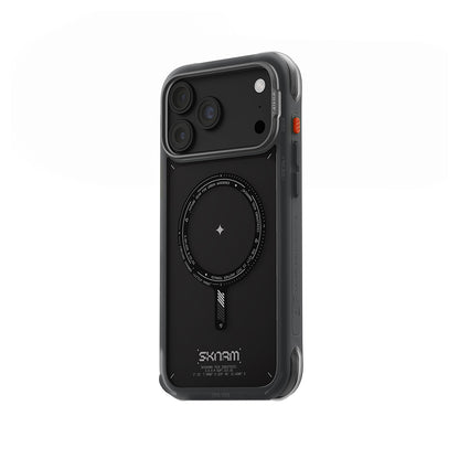 iPhone 18 Pro Max Uyumlu Kılıf Mag-Şarj Özellikli Airbag Tasarımlı Çıkarılabilir Lens Çerçeveli Skinarma Avion Kapak
