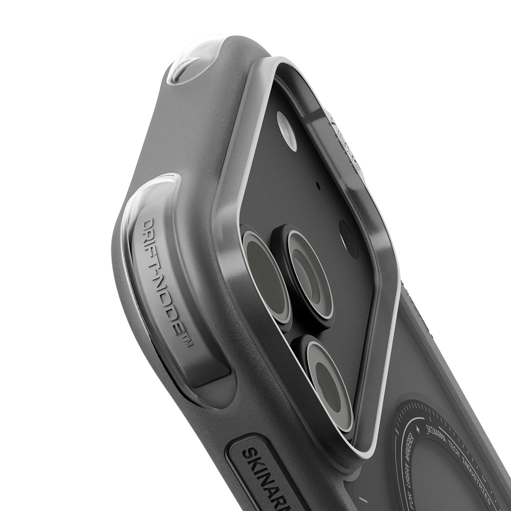 iPhone 18 Pro Max Uyumlu Kılıf Mag-Şarj Özellikli Airbag Tasarımlı Çıkarılabilir Lens Çerçeveli Skinarma Avion Kapak