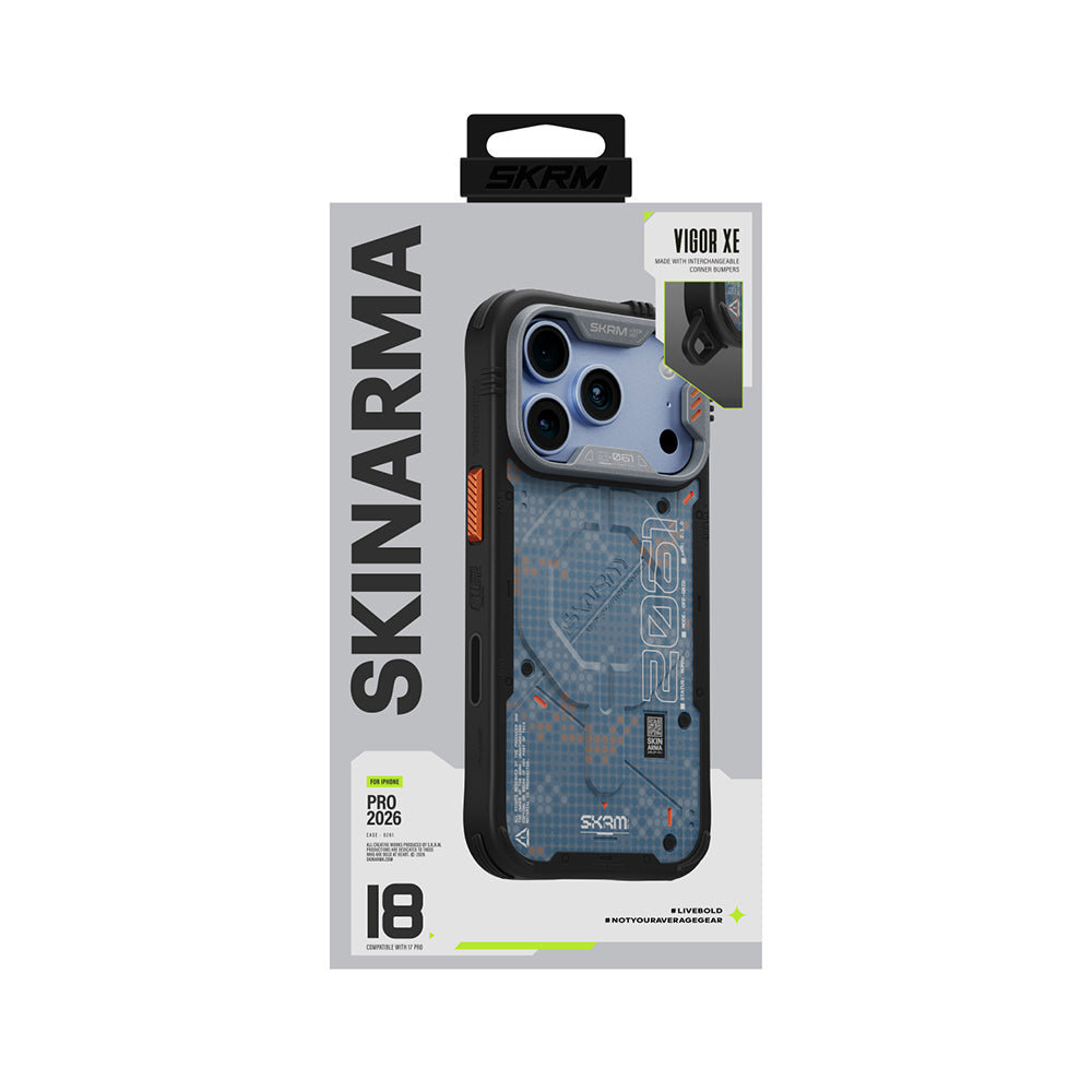iPhone 18 Pro Uyumlu Kılıf Mag-Şarj Özellikli Airbag Tasarımlı Skinarma Vigor XE Kapak